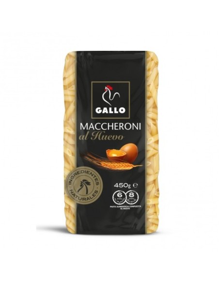 Macarrones al huevo Gallo 450 gr.
