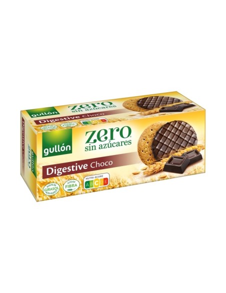 Biscuits Digestive chocolate Zero Gullón 250 gr.