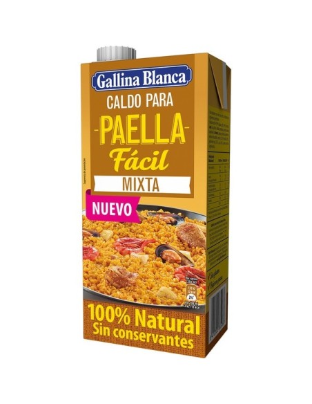 Brühe für gemischte leichte Paella Gallina Blanca 1 l.