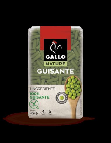 Macarrón 100 % guisante Gallo Nature 250 gr.