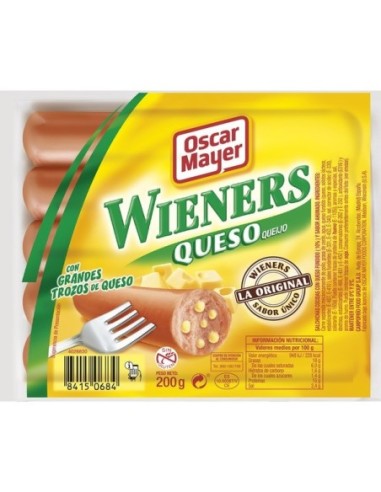 Brühwurst Wieners Käse Oscar Mayer 5 ud.