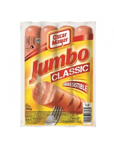 Salchichas Jumbo classic Oscar Mayer 4 ud.