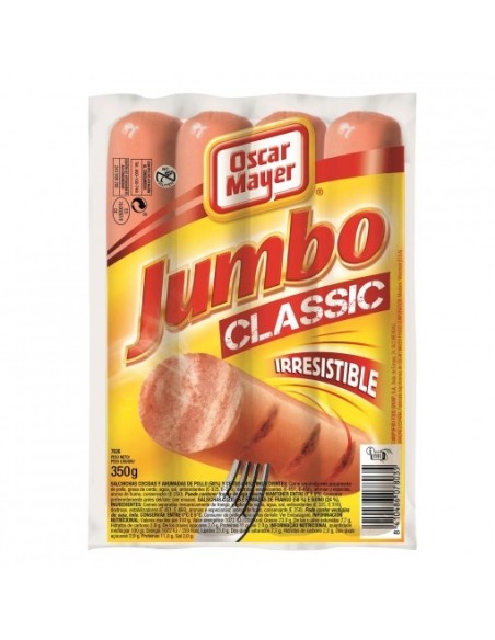 Salchichas Jumbo classic Oscar Mayer 4 ud.