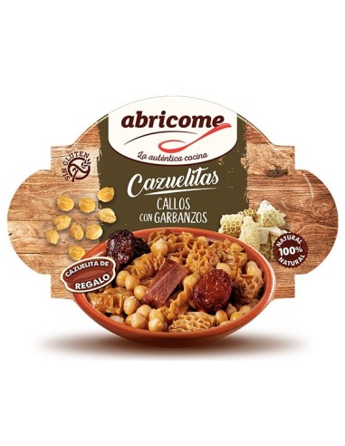 Cazuela de callos con garbanzos Abricome 415 gr.