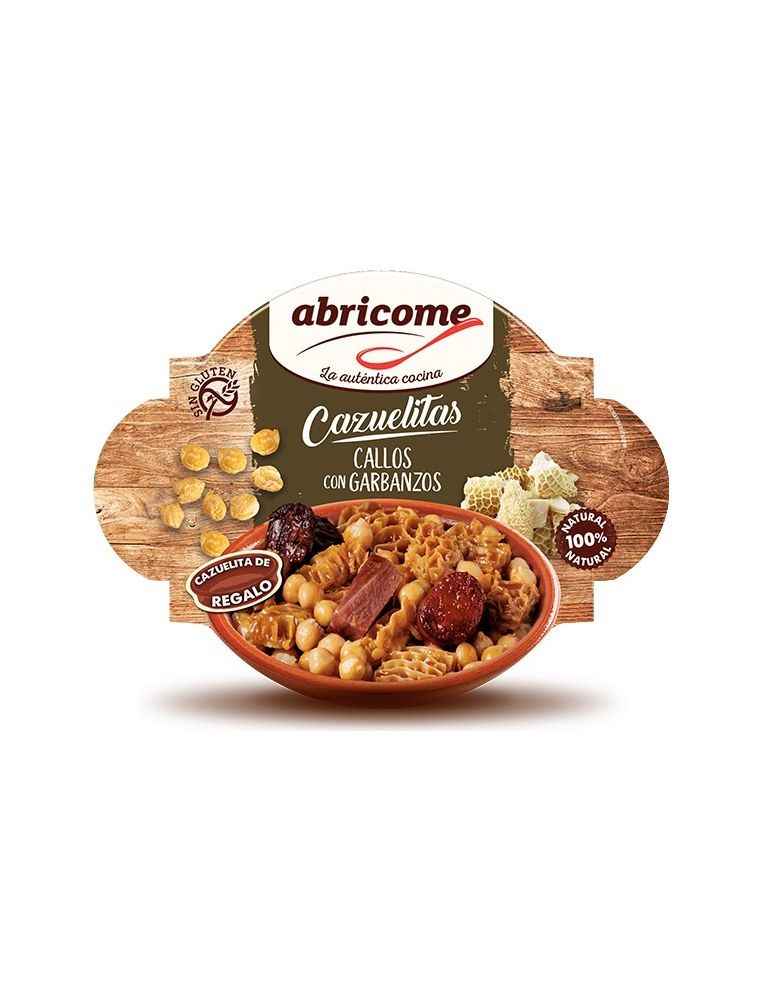 Kasserolle Kutteln mit Kichererbsen Abricome 415 gr.