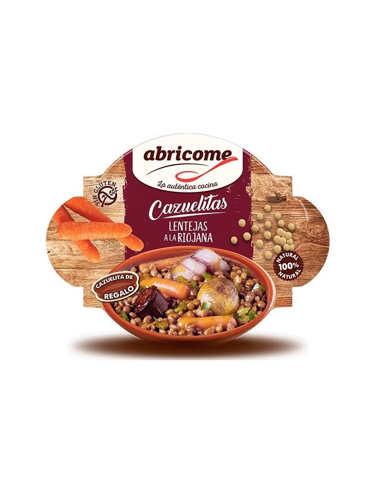 Cazuela de lentils Riojana Abricome 415 gr.