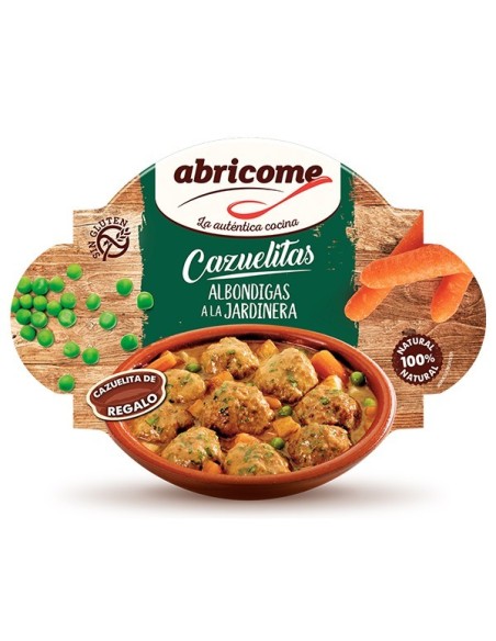 Cazuela de albóndigas a la Jardinera Abricome 415 gr.