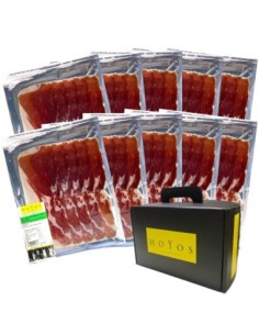 Lote loncheado paleta ibérica de cebo de campo Hnos. Hoyos 1 kg.