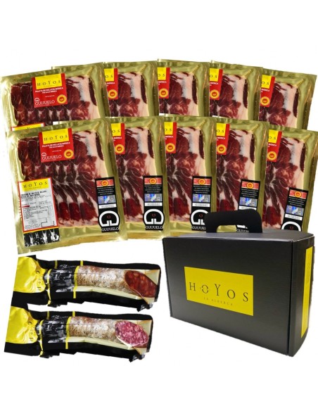 Sliced lot acorn-fed Iberian shoulder D.O. 75% Hnos. Holes 1,4 kg.