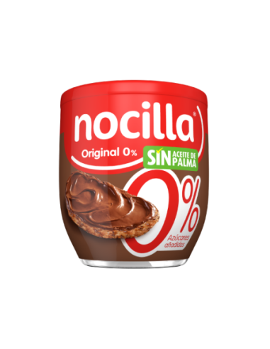 Crema de cacao con avellanas 0% azúcar Nocilla 180 gr.