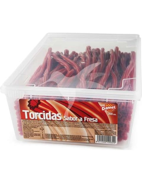 Regaliz rojo Damel Torcidas 1,8 kg
