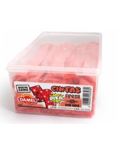 Pika Damel strawberry liquorice ribbons 210 u.