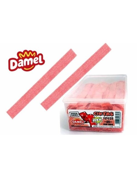 Pika Damel strawberry liquorice ribbons 210 u.