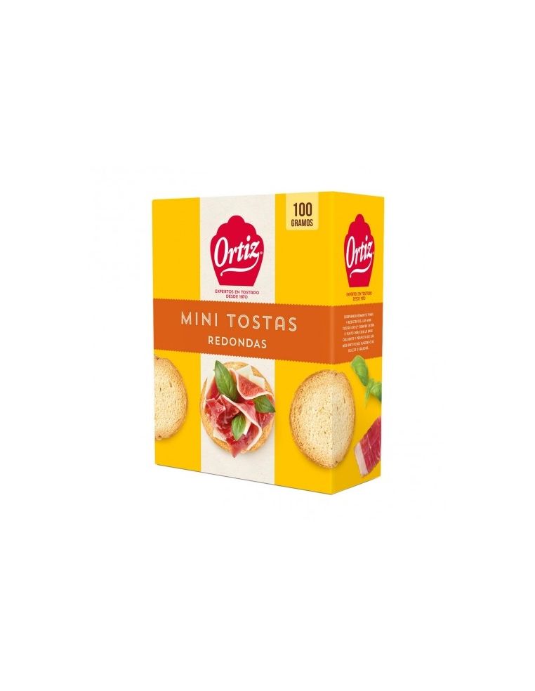 Mini Tostas Round Ortiz 100 Gr.