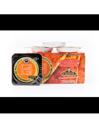 Sobrasada majorquine Crisol unidose 400 gr.