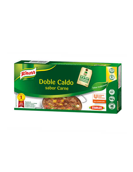 Doble caldo de carne Knorr Starlux 96 pastillas 960 gr.