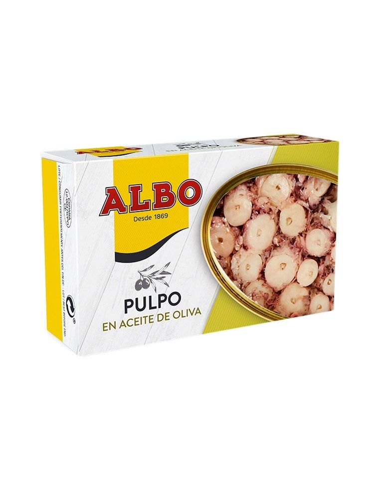 Octopus In Olive Oil Albo 120 Gr.