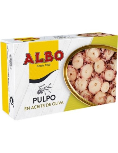 Pulpo en aceite de oliva Albo 120 Gr.