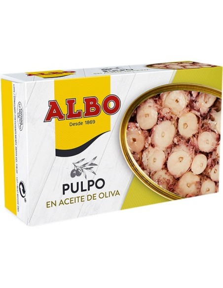 Octopus In Olive Oil Albo 120 Gr.