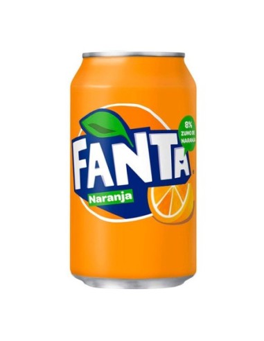 Fanta saveur d´orange 33 cl. 8 canettes
