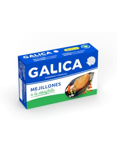 Mejillones en salsa vinagreta Galica 111 gr.