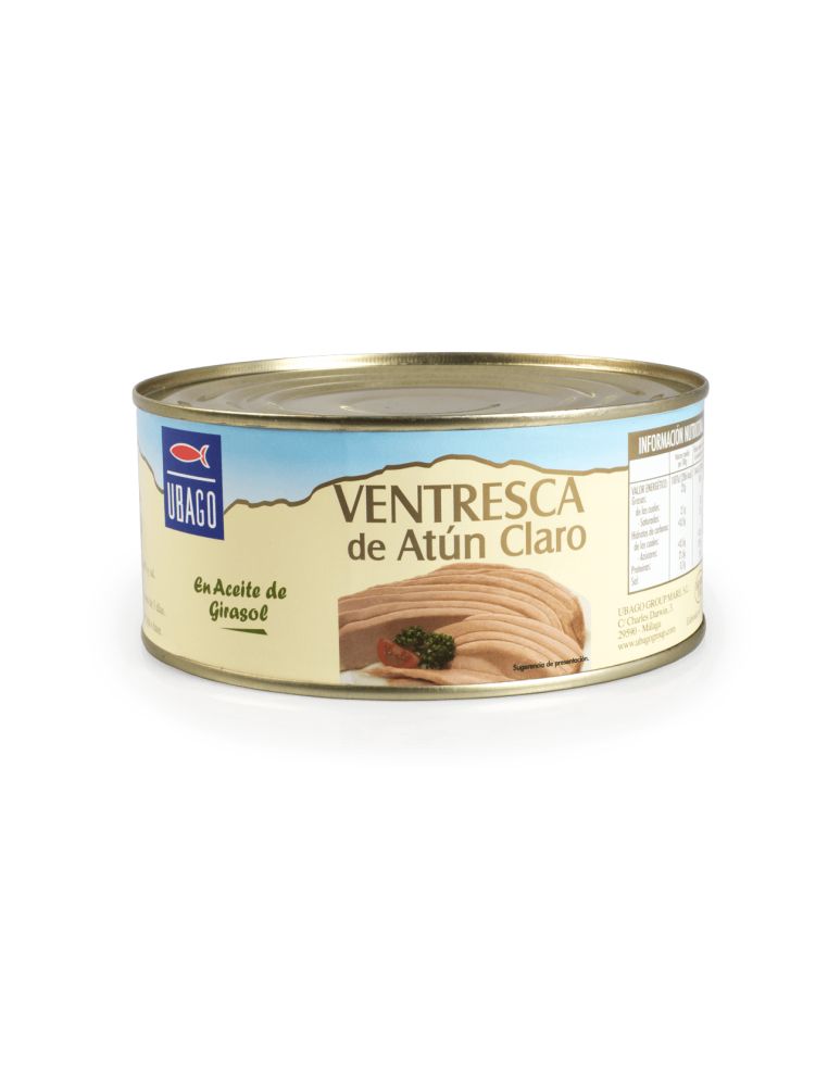 Ventresca of light tuna Ubago 1 kg.