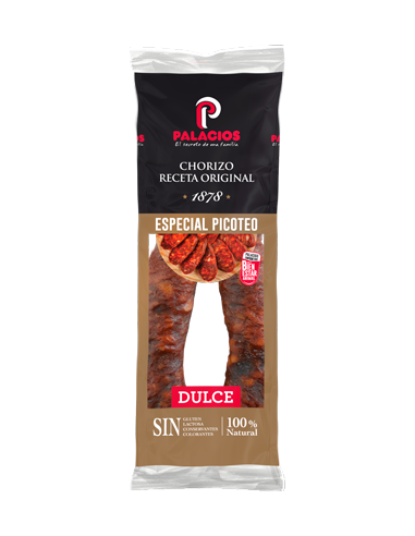 Saucisses collation spéciale sucrée Palacios 425 gr.