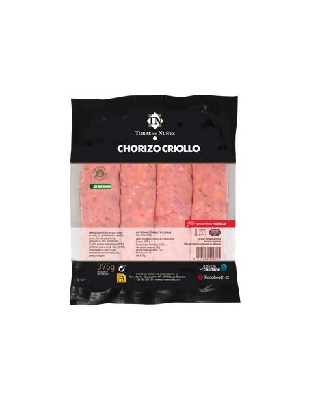 Sausage Creole Torre de Nuñez 375 gr.
