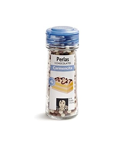 Perlas 3 chocolates Carmencita 45 gr.