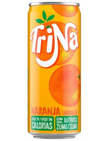 Trina-Orangengeschmack 33 cl. pack 8 latas