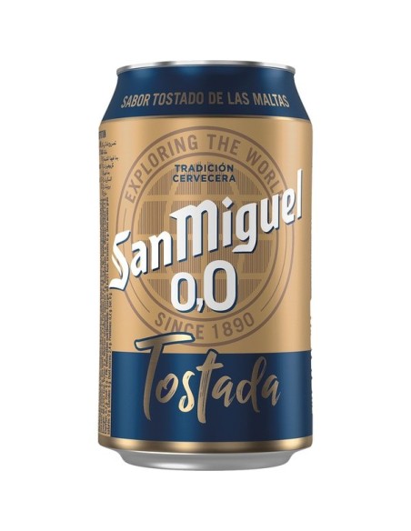 Cerveza 0,0 Tostada San Miguel 8 ud. x 33 cl.