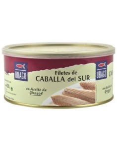 Filets de maquereaux à l´huile de tournesol Ubago 950 gr.