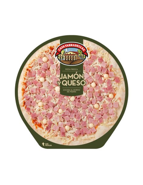 Pizza jambon et fromage Casa Tarradellas 400 gr.