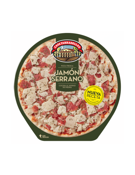Pizza de jamón serrano Casa Tarradellas 400 gr.