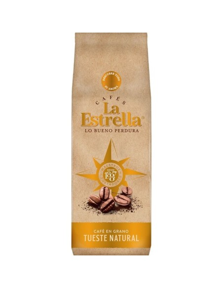 Café natural en grano La Estrella 500 gr.
