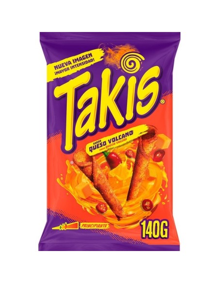 Takis queso Volcano Bimbo 140 Gr.