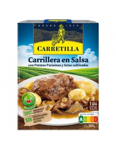 Carrilleras en salsa Carretilla 300 gr.
