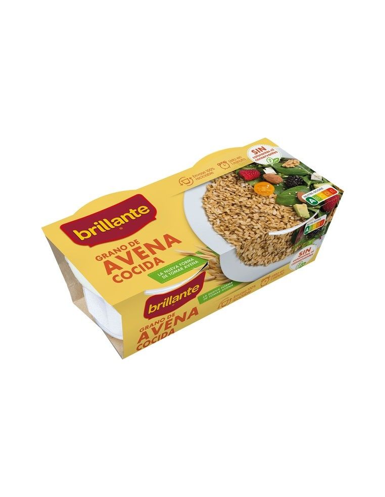 Oatmeal cooked Brillante 2-pack unit. x 125 gr.