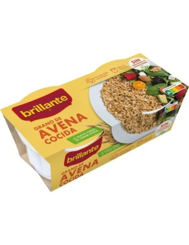 Avena en grano cocida Brillante pack 2 ud. x 125 gr.