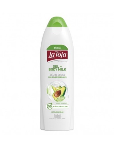 Gel with mineral salts La Toja  body milk 550 ml.