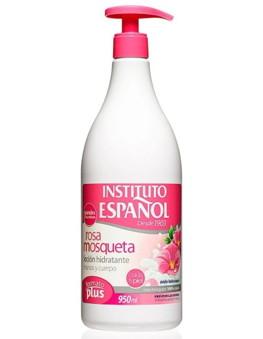 Leche hidratante Instituto Español rosa mosqueta 950 ml.