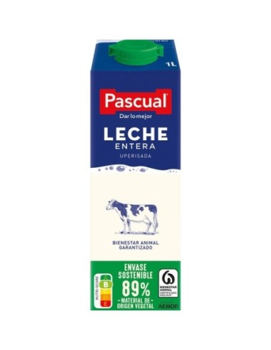 Leche entera Pascual 1 l.