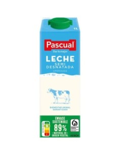 Leche semidesnatada Pascual 1 l.