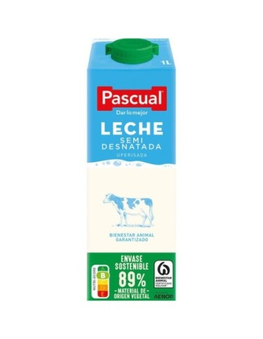 Lait demi-écremé Pascual 1 l.