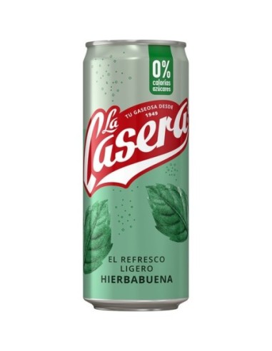 Zuckerfreie Limonade mit Pfefferminzgeschmack La Casera 8 Einheiten