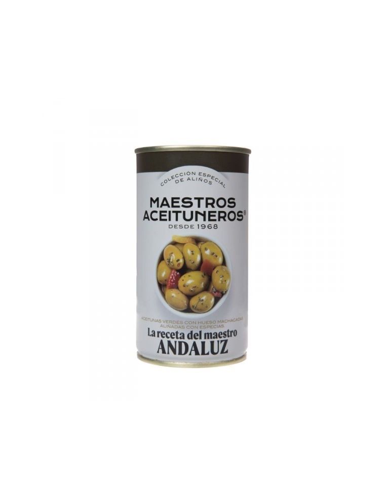 Olives La Receta del Maestro Andaluz Maestros Aceituneros 185 gr.