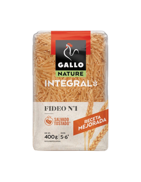 Nouilles nº 1 intégrales Gallo Nature 400 gr.