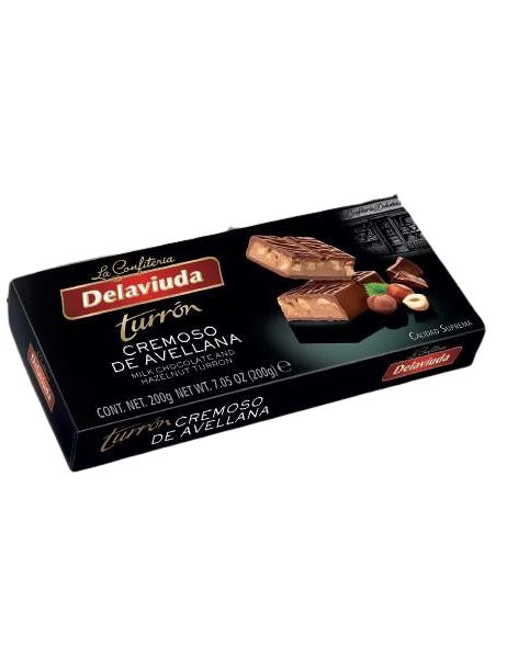 Nougat crémeux aux noisettes Delaviuda 200 gr.