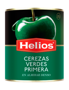 Cerezas verdes en almíbar Helios 950gr.