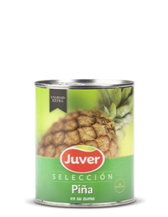 Pineapple slices in their juice Juver 840 gr.